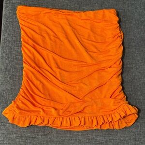SHEIN Bright Orange Skirt